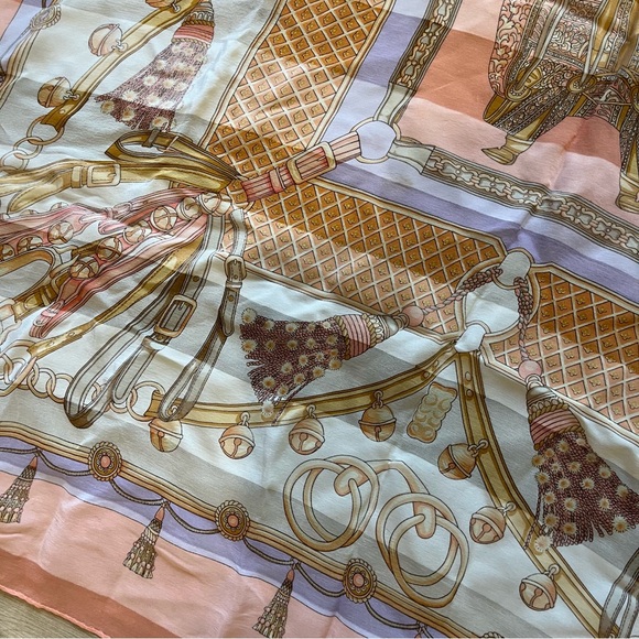 PAOLO GUCCI vintage scarf bandanna silk womens - Picture 7 of 8